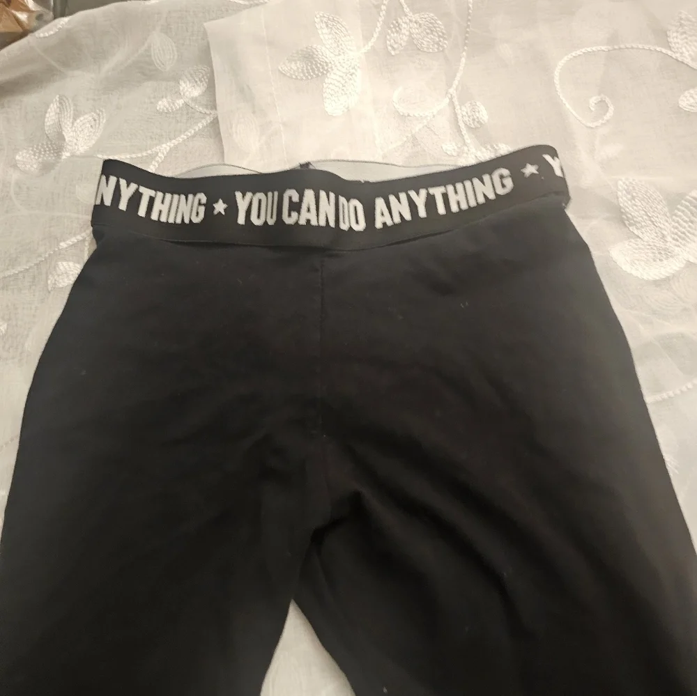 Kids' motivational leggings Kids size 8/9 Yrs comfortable active wear
